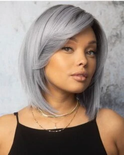 Silky Sleek | Synthetic Wig By Rene Of Paris -Best Wig Outlet Store RP1507 SilkySleek LunarHaze main2