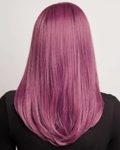 Cosmo Sleek | Lace Front & Monofilament Part Synthetic Wig By Rene Of Paris -Best Wig Outlet Store RP1511 CosmoSleek MauveBerry B