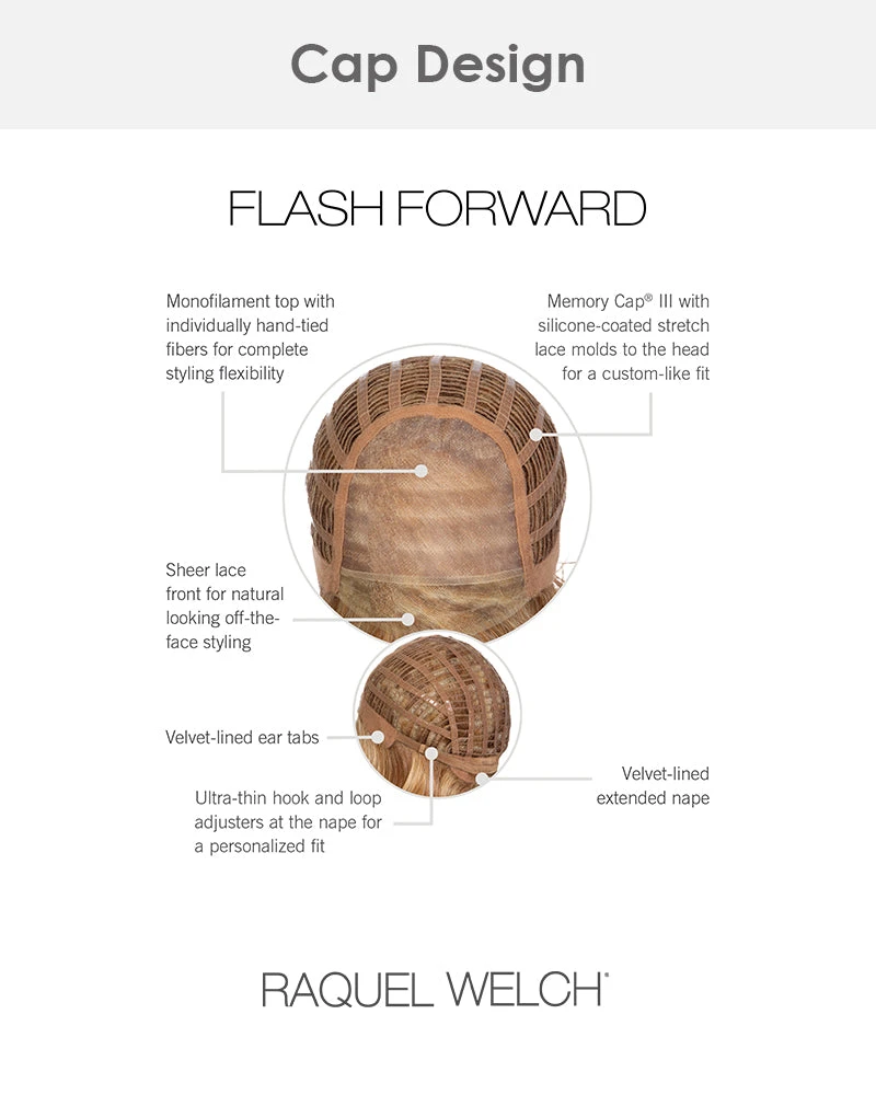 Flash Forward | Lace Front & Monofilament Top Synthetic Wig By Raquel Welch 8 Flash Forward | Lace Front & Monofilament Top Synthetic Wig By Raquel Welch - Image 8