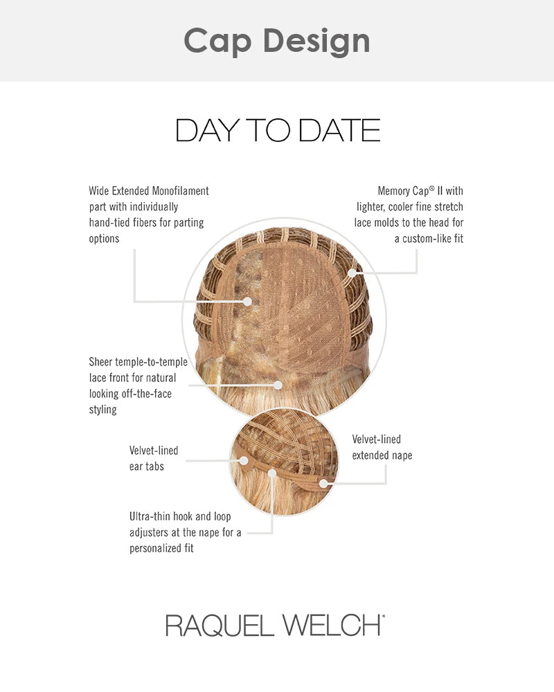Day To Date | Lace Front & Monofilament Part Synthetic Wig By Raquel Welch 18 Day To Date | Lace Front & Monofilament Part Synthetic Wig By Raquel Welch - Image 18