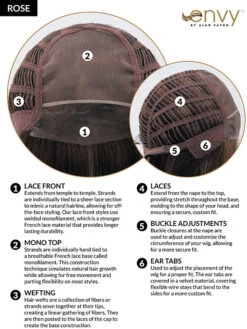 Rose (Exclusive) | Lace Front & Monofilament Synthetic Wig By Envy 17 Rose (Exclusive) | Lace Front & Monofilament Synthetic Wig By Envy -Best Wig Outlet Store RoseCC