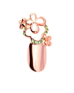 Stephen Nail Jewelry Clover (Small-Pink Gold)