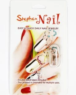 Stephen Nail Jewelry Flower (Small-Pink Gold) -Best Wig Outlet Store SN198 Flower S Pink p