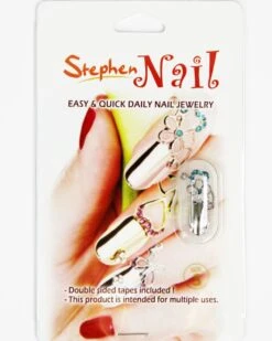 Stephen Nail Jewelry Flower (Small-Silver) -Best Wig Outlet Store SN204 Flower S Silver p