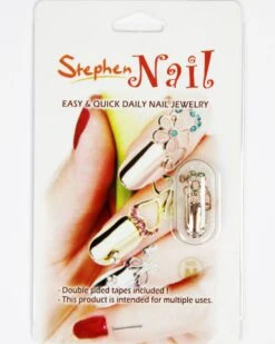 Stephen Nail Jewelry Flower (Medium-Pink Gold) -Best Wig Outlet Store SN235 Flower M Pink p