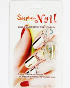 Stephen Nail Jewelry Wing (Medium-Gold) -Best Wig Outlet Store SN464 Wing M Gold p