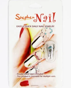 Stephen Nail Jewelry Wing (Medium-Silver) -Best Wig Outlet Store SN488 Wing M Silver p