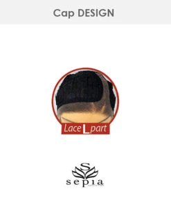 LF Kensley | Lace Front & Monofilament Part Synthetic Wig By Sepia -Best Wig Outlet Store SP LaceLPart
