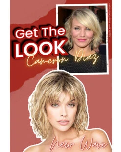 New Wave HF | Lace Front & Monofilament Top Synthetic Wig By TressAllure -Best Wig Outlet Store TAMC1403 NewWave Cameron Diaz