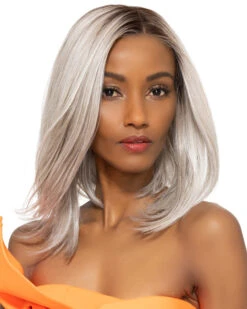 Undercut Bob | Lace Front & Monofilament Top Synthetic Wig By TressAllure -Best Wig Outlet Store TAMC1414 Undercut 56 60 R8 F