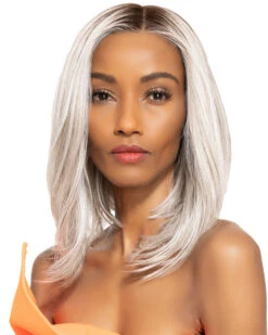 Undercut Bob | Lace Front & Monofilament Top Synthetic Wig By TressAllure -Best Wig Outlet Store TAMC1414 Undercut 56 60 R8 M