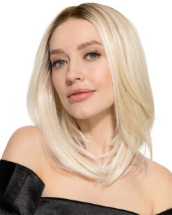 Undercut Bob | Lace Front & Monofilament Top Synthetic Wig By TressAllure -Best Wig Outlet Store TAMC1414 Undercut 613 1001 R18 S