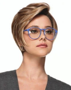 Pixie Lite | Lace Front & Monofilament Top Synthetic Wig By TressAllure -Best Wig Outlet Store TAMC1418 PixieLite 14 26 10 M4