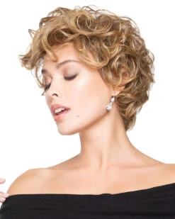 Modern Curls | Synthetic Wig By TressAllure -Best Wig Outlet Store TAVC1203 ModernCurls 24 18T side