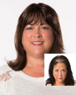 Faux Filler Ultimate Straight Topper HF | Synthetic Hair Wiglet By Toni Brattin