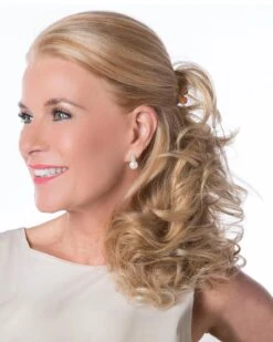 Clip & Flip HF | Hair Piece By Toni Brattin 10 Clip & Flip HF | Hair Piece By Toni Brattin -Best Wig Outlet Store TN633 ClipAndFlip LightBlonde side