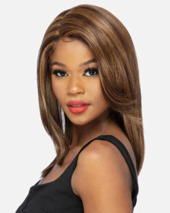 Lucca | Lace Front & Lace Part Synthetic Wig By Vivica Fox -Best Wig Outlet Store VF31255 LUCCA S