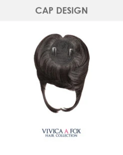 Snap Bangs Crown | Human Hair Wiglet By Vivica Fox 7 Snap Bangs Crown | Human Hair Wiglet By Vivica Fox -Best Wig Outlet Store VF54001 SnapBangCrown HumanHair cap
