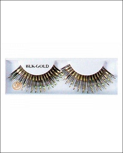 Black/Gold Eyelashes 1 Black/Gold Eyelashes