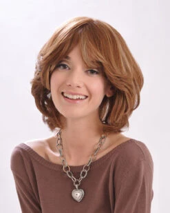 Medi Tach | French Top Human Hair Wig By Wig Pro -Best Wig Outlet Store WP120R 120 medi tach fronthoney amber 01