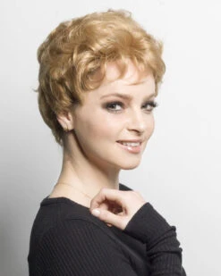 Maggie | Monofilament Synthetic Wig By Wig Pro -Best Wig Outlet Store WP30004 526 Maggie Butterscotch Side1