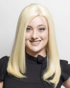 Alexandra Petite | Monofilament Human Hair Wig By Wig Pro -Best Wig Outlet Store WP37003 103 Alexandra Wig 613 Front1 01 02