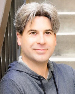 403 | Men's Human Hair Toupee By Wig Pro -Best Wig Outlet Store WP403A MensHumanHairToupee M1