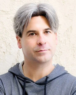 403 | Men's Human Hair Toupee By Wig Pro -Best Wig Outlet Store WP403A MensHumanHairToupee M2