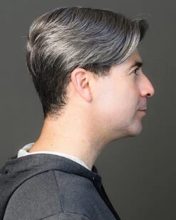 403 | Men's Human Hair Toupee By Wig Pro -Best Wig Outlet Store WP403A MensHumanHairToupee S