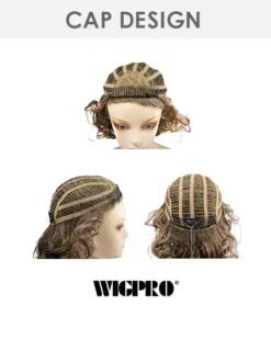 Poppy | 3/4 Synthetic Wig By Wig Pro -Best Wig Outlet Store WP43003 524Poppy Cap