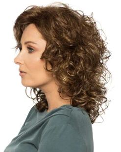 Poppy | 3/4 Synthetic Wig By Wig Pro -Best Wig Outlet Store WP43003 Poppy side2 CamelBrown