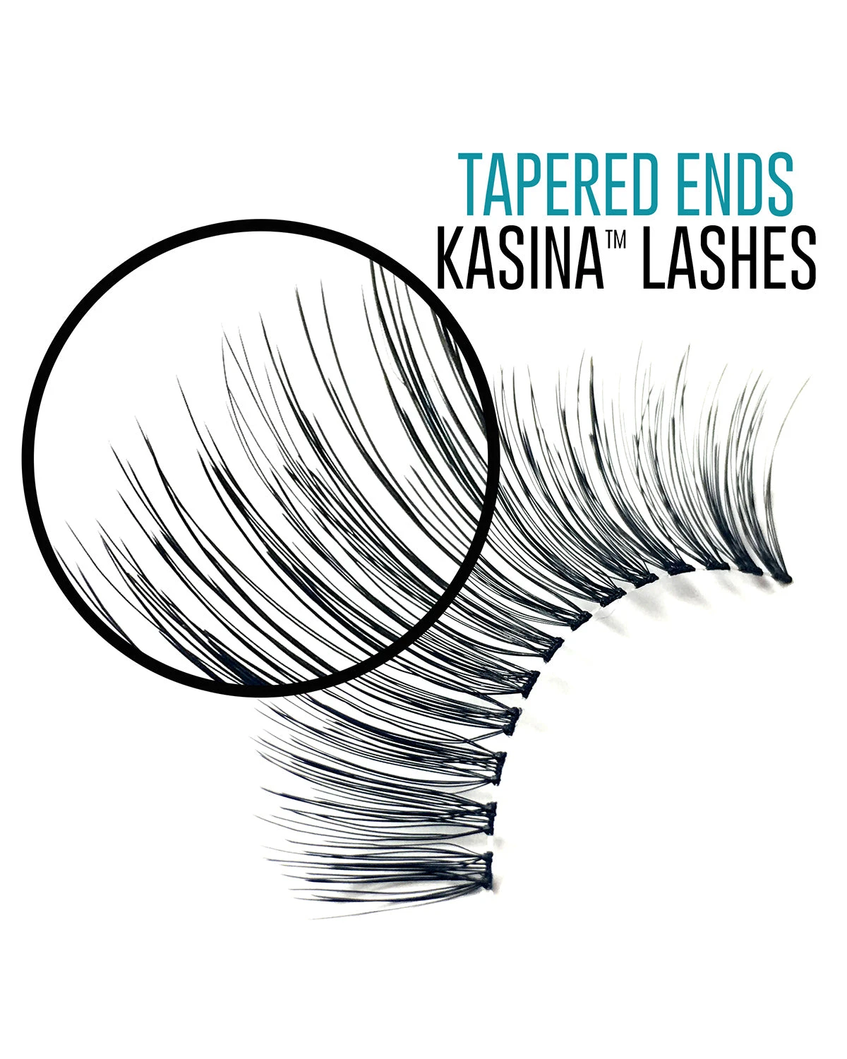Tapered Ends Eyelashes #80 | By Kasina Professional 3 Tapered Ends Eyelashes #80 | By Kasina Professional - Image 3